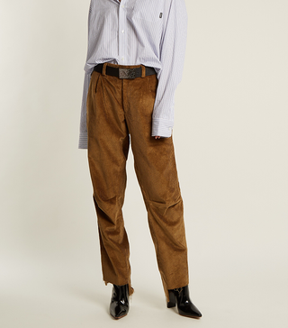 Vetements + Oversized Cotton-Corduroy Trousers