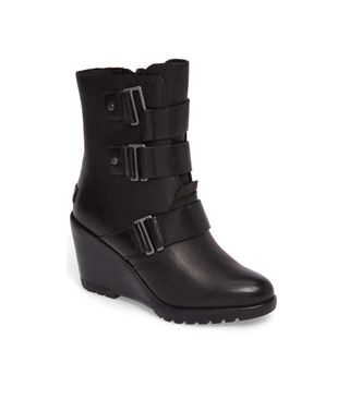 SOREL + After Hours Waterproof Bootie in Black