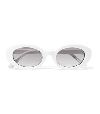 Elizabeth and James + McKinley Oval-Frame Acetate Sunglasses