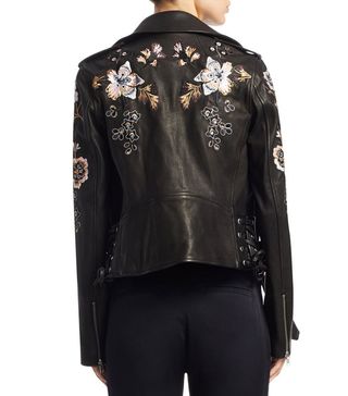 A.L.C. + Benson Embroidered Leather Jacket