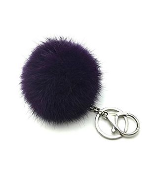 Raylans + Soft Elegant Real Rabbit Fur Pompom Ball Car Key Chain