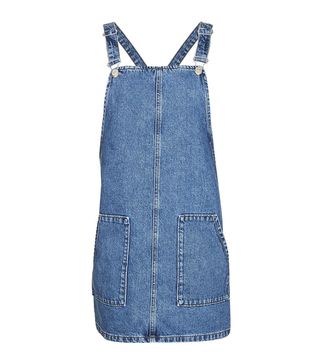 Topshop + Tall Pocket Pinafore Dress