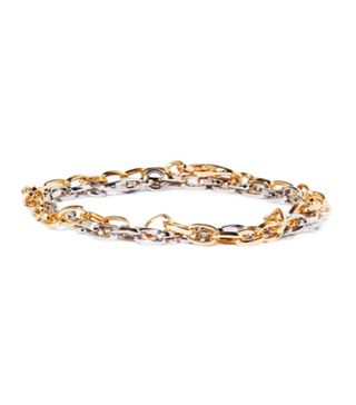 Kenneth Jay Lane + Gold and Silver-Tone Anklets