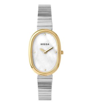 Breda + Jane Stainless Steel and Metal Bracelet Watch