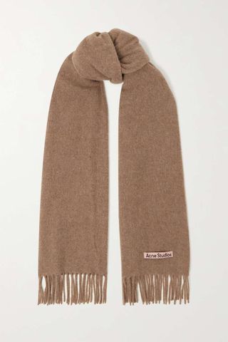 Acne Studios + Canada Narrow Fringed Wool Scarf