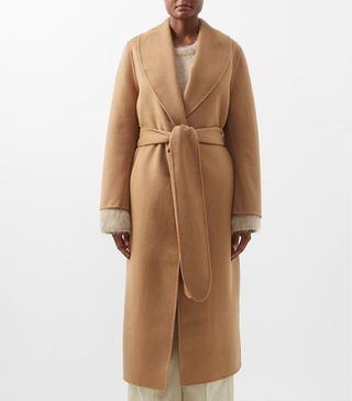 Totême + Belted Wool-Felt Coat