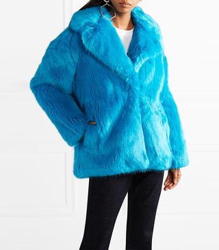 Diane von Furstenberg + Oversized Faux Fur Coat