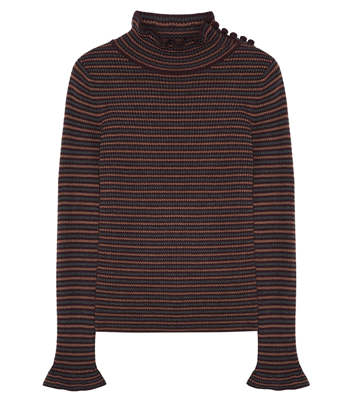 See by Chloe + Striped Wool Sweater