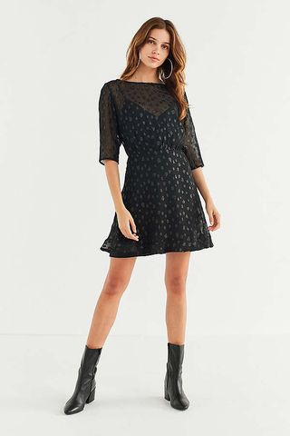 Urban Outfitters + ISLA The Resistance Sheer Polka Dot Dress