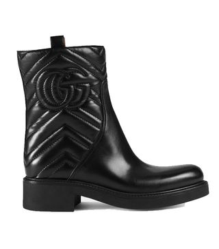 Gucci + Matelassé Ankle Boot