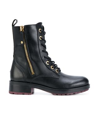 Tommy Hilfiger + Zipped Biker Boots