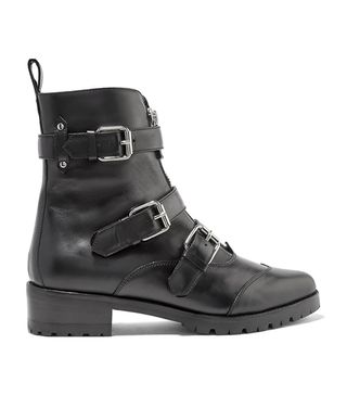 Tabitha Simmons + Alex Leather Ankle Boots