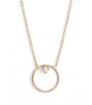 Zoe Chicco + Diamond Circle Necklace