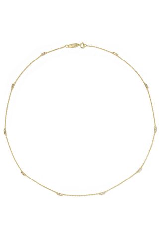 Jennifer Meyer + By-the-Inch 18-Karat Gold Diamond Necklace