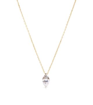 KatKim + Mini Marquise Diamond Necklace