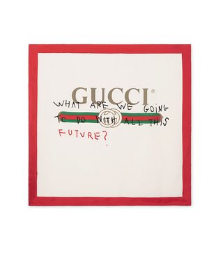 Gucci + Printed Silk-Twill Scarf
