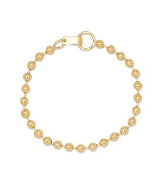 Jennifer Fisher + Ball Chain Gold-Plated Anklet