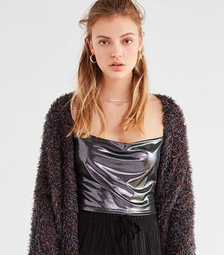 Urban Outfitters + Shiny Cowl Neck Cami