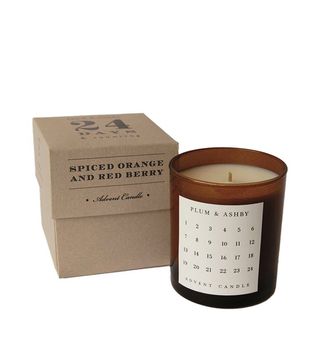 Plum & Ashby + Spiced Orange and Red Berry Advent Candle