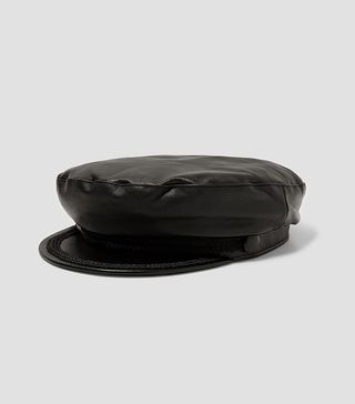 Zara + Leather Nautical Cap