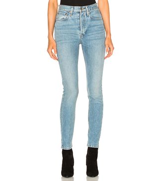 Re/Done + High Rise Stretch Jeans