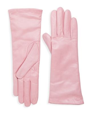 Saks Fifth Avenue + Cashmere-Lined Leather Gloves