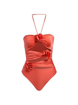 Maygel Coronel + Trinitaria One-Piece Cut-Out Swimsuit