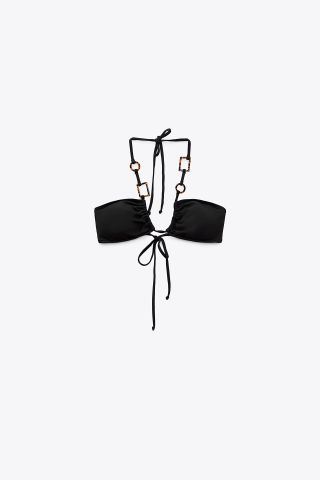 Zara + Side Tie Bikini Top