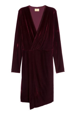 H&M + Velour Dress