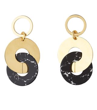 Whistles + Statement Marble Disc Earring