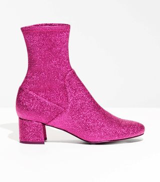 & Other Stories + Pull-On Sparkle Boots
