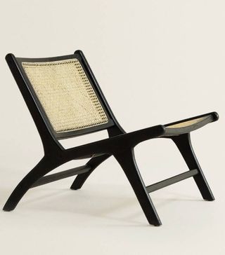 Zara Home + Teak and Rattan Chair