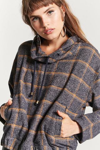 Forever 21 + Boxy Plaid Pullover