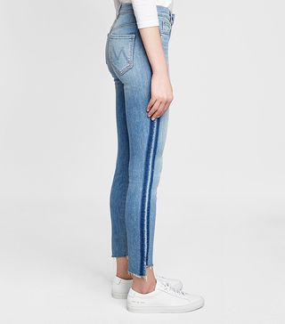 Mother + Stunner Zip-Ankle Skinny Jeans