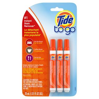 Tide + Tide to Go Instant Stain Remover, 3 Count
