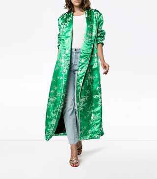 Attico + Nora Jacquard Robe