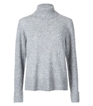 M&S + Lambswool Rich Roll Neck Jumper