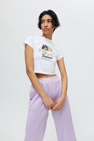 Fiorucci + Daisy Angels Cropped Tee