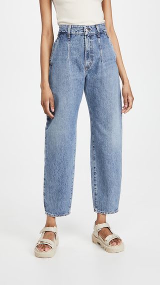 Agolde + Darted Balloon Baggy Tapered Jeans