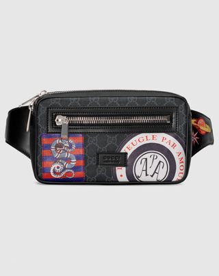 Gucci + Night Courrier Soft GG Supreme Belt Bag