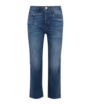 3x1 + W4 Shelter Austin Cropped High-Rise Straight-Leg Jeans