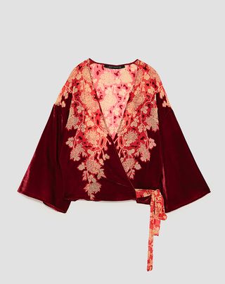 Zara + Kimono Top