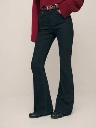 Reformation + Margot High Rise Flare Jeans