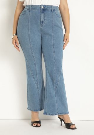 Eloquii + Relaxed Flare Jean