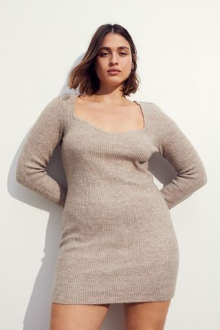 H&M + Rib-Knit Dress