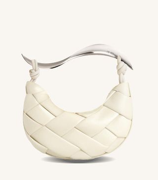 Jw Pei + Orla Knot Weave Handbag in White