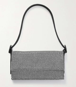 Benedetta Bruzziches + Vittisima Crystal-Embellished Satin Shoulder Bag