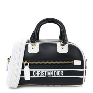 Fashionphile + Christian Dior Calfskin Micro Dior Vibe Zip Bowling Bag