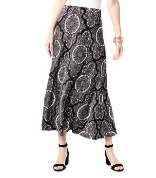 INC International Concepts + Printed Maxi Skirt, Created for Macy's