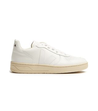 Veja + V-10 Low-Top Leather Trainers